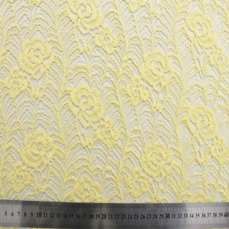 Lace Fabric Jacquard Women's Warp Knit for Women's Wear Wholesale Supp 7